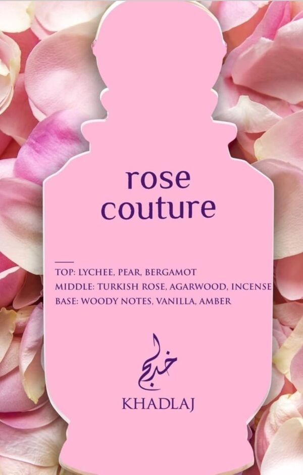 KHADLAJ PERFUMES Rose Couture Eau De Parfum - Image 7