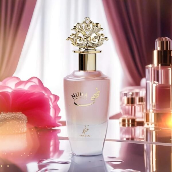 Nuha Eau de Parfum Spray for Women – 100ml by Khadlaj Perfumes - Image 6