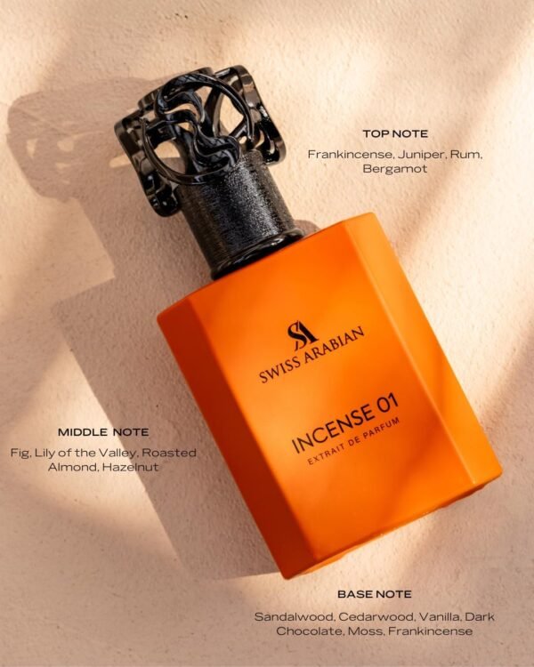 Swiss Arabian Incense 01 Eau De Parfum, 50ml - Image 6