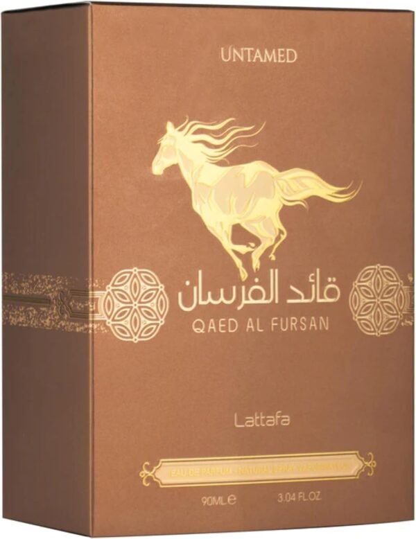 Lattafa Qaed Al Fursan Untamed Perfume, Oriental Spicy Fragrance with Nutmeg, Cardamom, Amber - Image 3