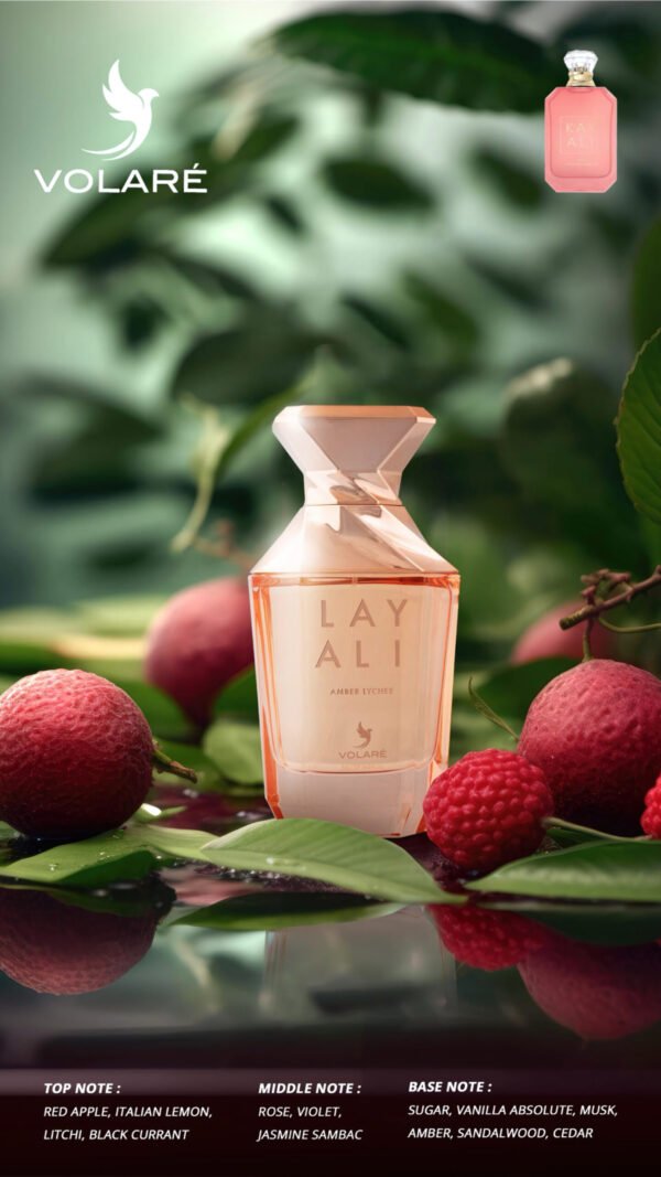 Layali Amber Lychee by Mamlakt Al Oud, Unisex, 100 ml