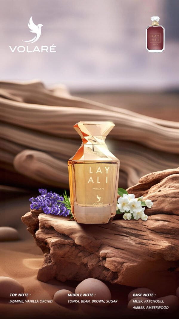 Eau de Parfum Layali Vanilla 70 by Mamlakt Al Oud, Unisex, 100 ml