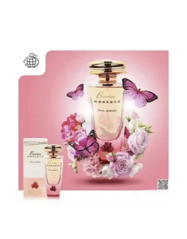 Berries Weekend Pink Ed EDP Perfume By Fragrance World 100 ML - Image 2