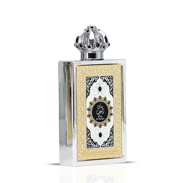 King of Arabia Eau De Parfum Spray 100ml (3.4 oz) by Lattafa Pride | Crown Yourself in Citrus, Leather & Vanilla - Image 3