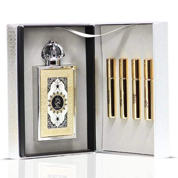 King of Arabia Eau De Parfum Spray 100ml (3.4 oz) by Lattafa Pride | Crown Yourself in Citrus, Leather & Vanilla - Image 4