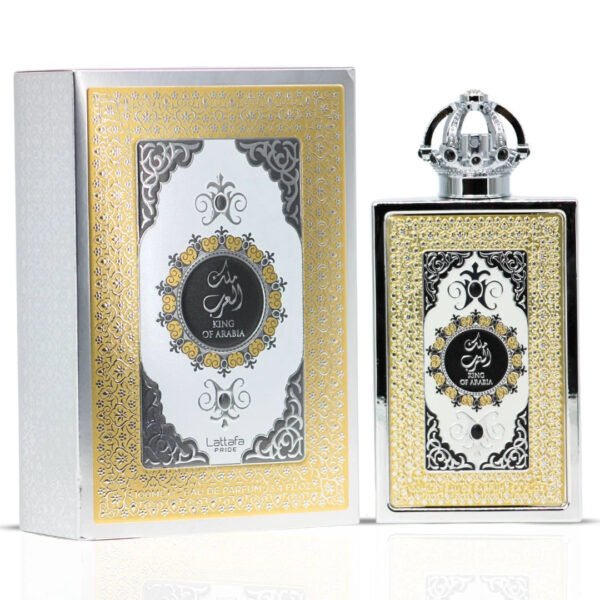 King of Arabia Eau De Parfum Spray 100ml (3.4 oz) by Lattafa Pride | Crown Yourself in Citrus, Leather & Vanilla - Image 5