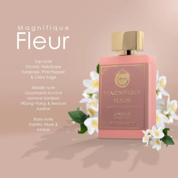Anfar London Magnifique Fleur Extrait De Parfum 100ml Women’s Luxury Fragrance - Image 4