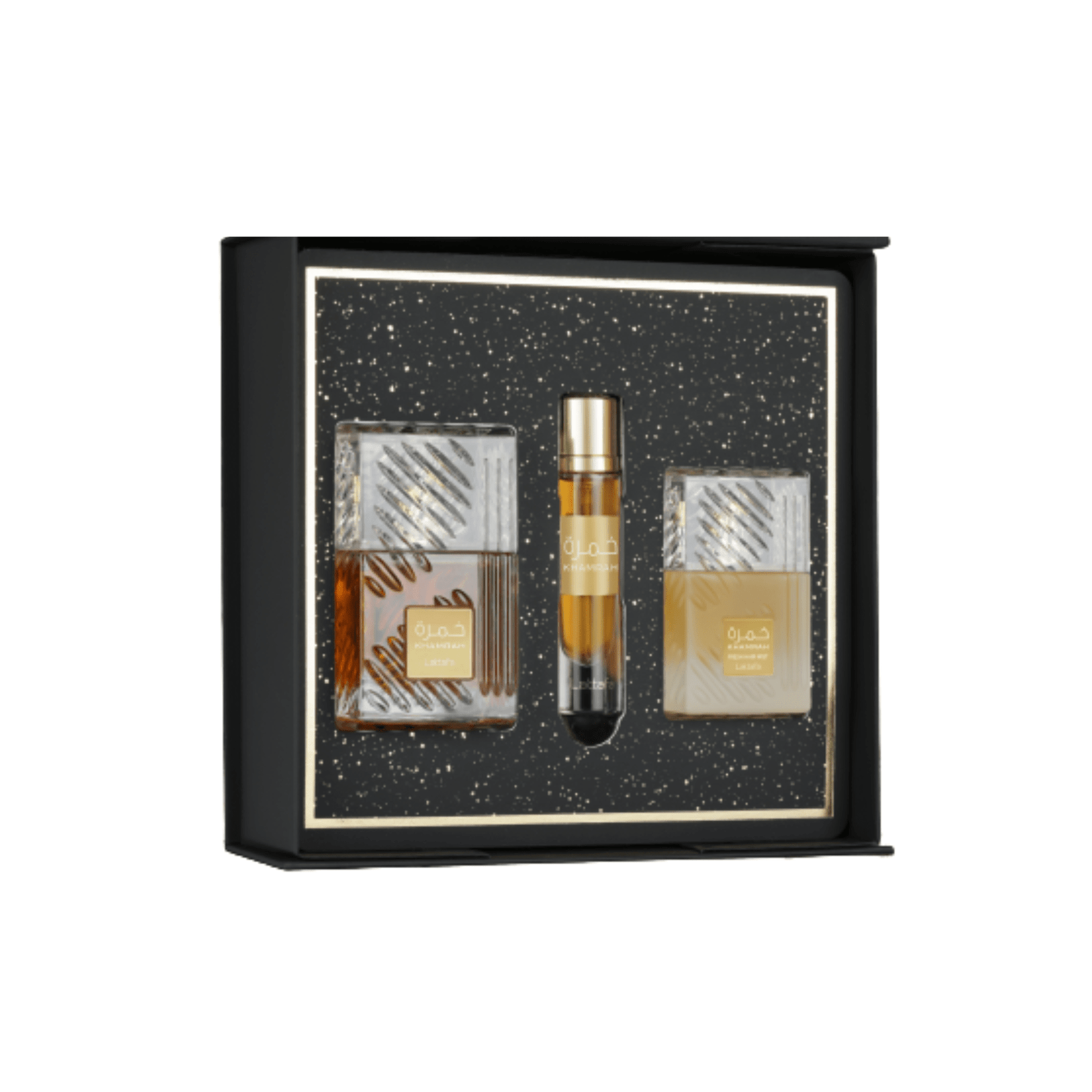 Lattafa Khamrah 3pcs Fragrance Giftset